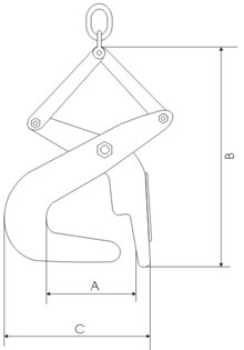 UCHWYT SZCZĘKOWY DO CEOWNIK&Oacute;W TYP - UC - WYMIAR