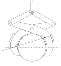 UUCHWYT DO PODNOSZENIA RUR i PRĘTÓW TYP UsR - WYMIAR