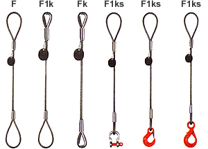 Zawiesia linowe jednocięgnowe wg normy EN 13414